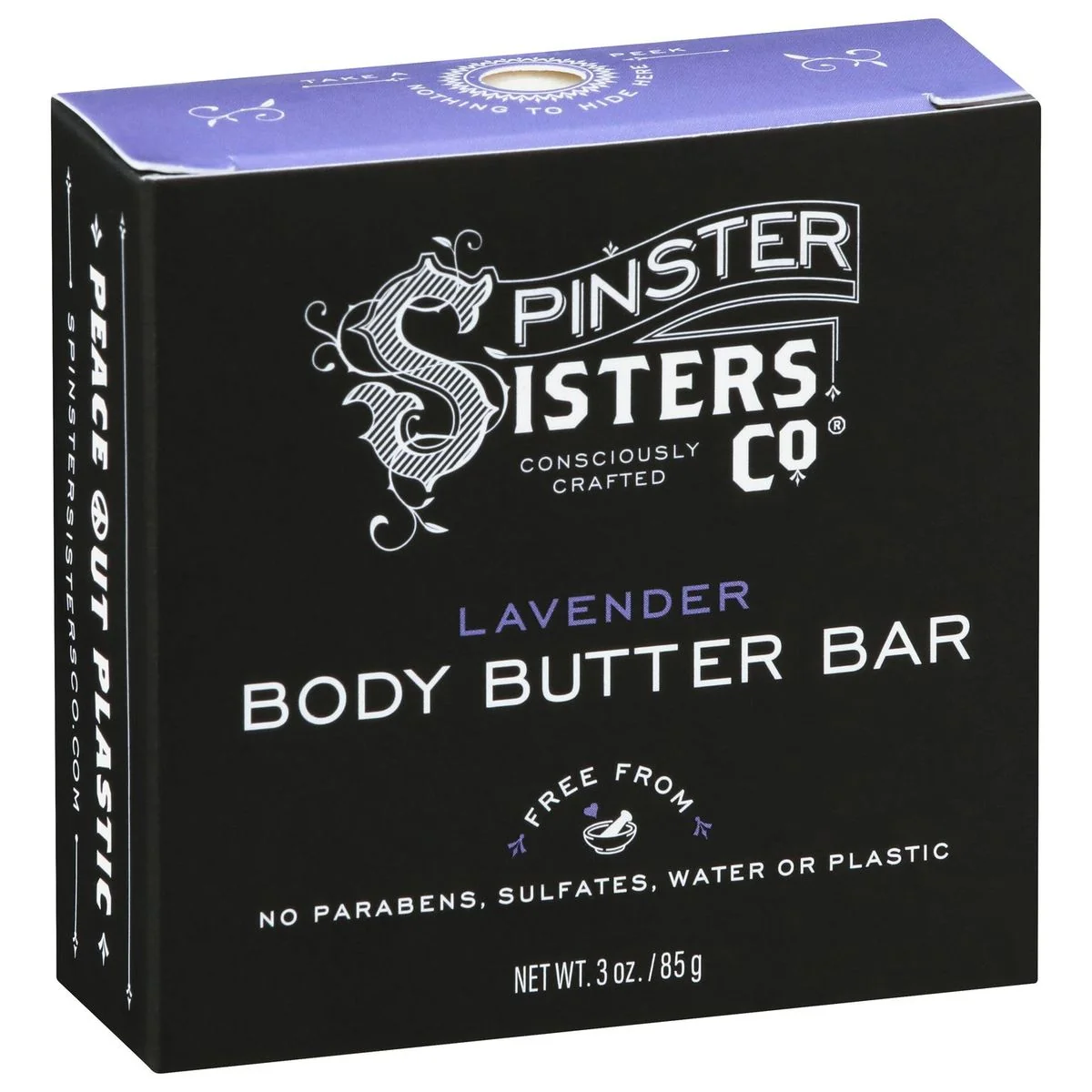 Superior Spinster Sisters Co. Lavender Body Butter Bar Excellent