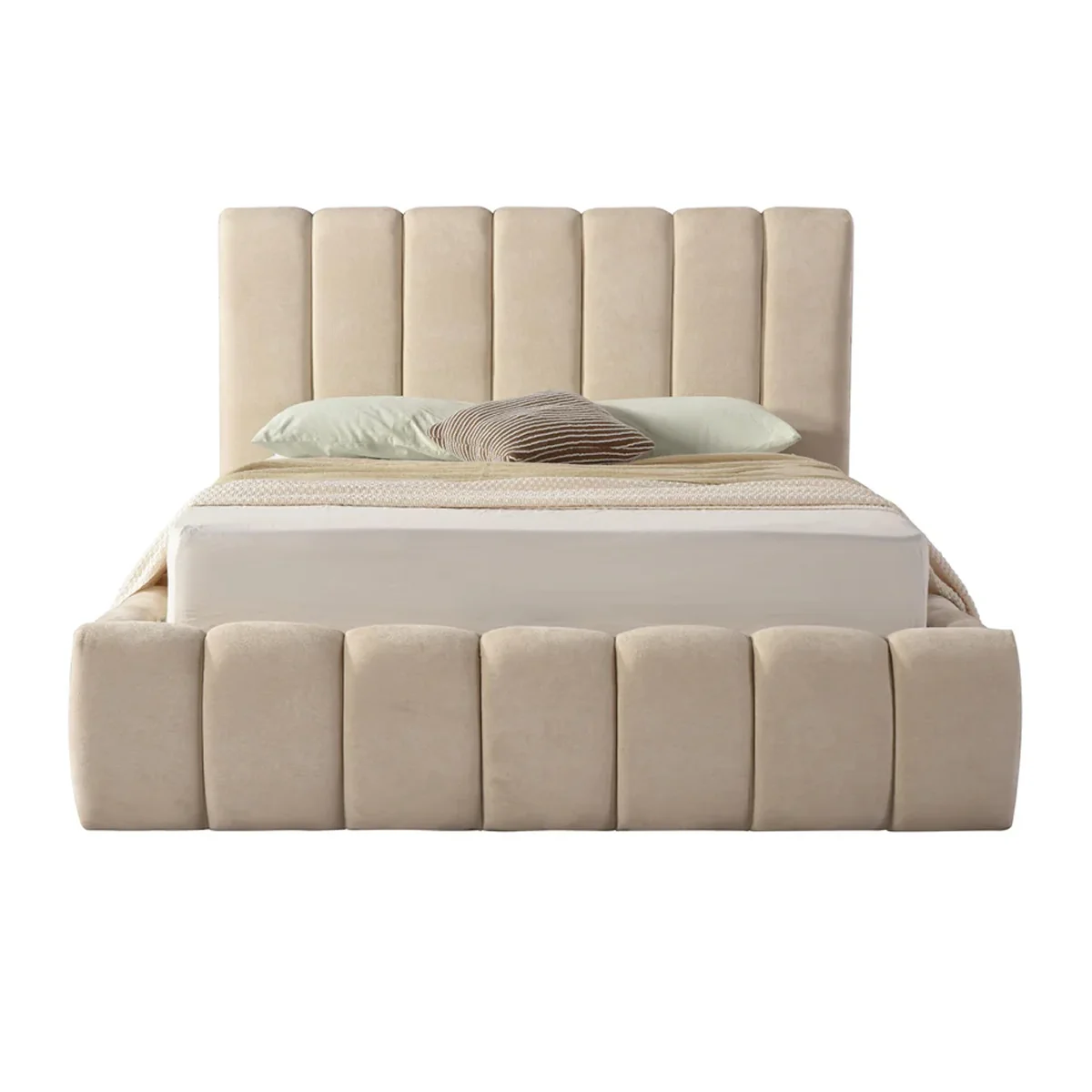 Genuine Seng Upholstered Storage Bed with Gas Lift Fast