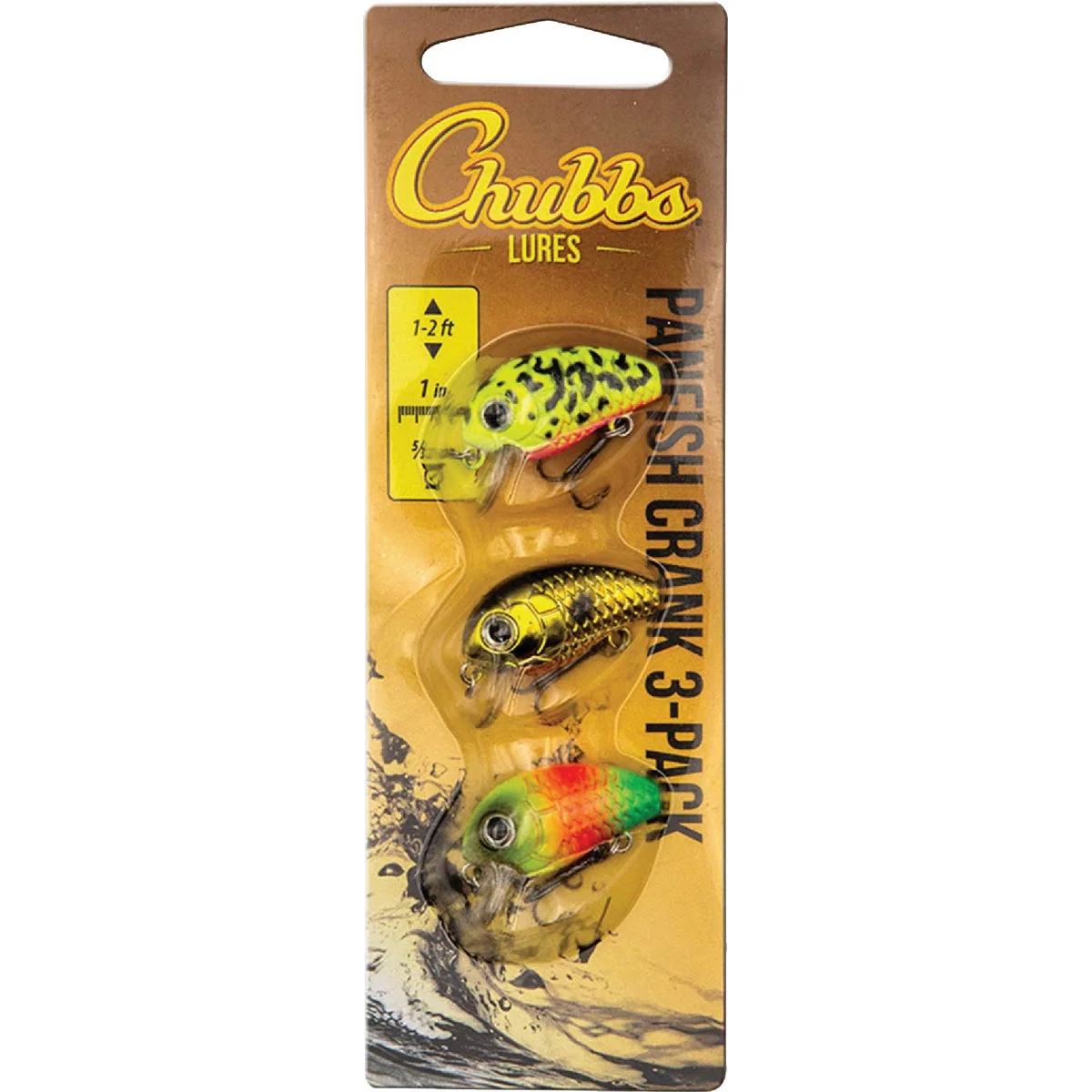 Versatile Chubbs Panfish Crank Pro Pack 3-Pack Advanced