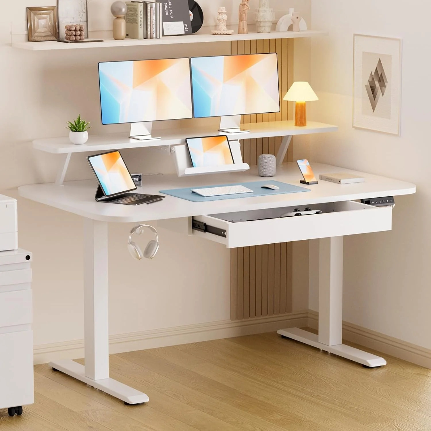 Expertly Made Electric Height Adjustable Standing Desk 48x24 Inches Responsible