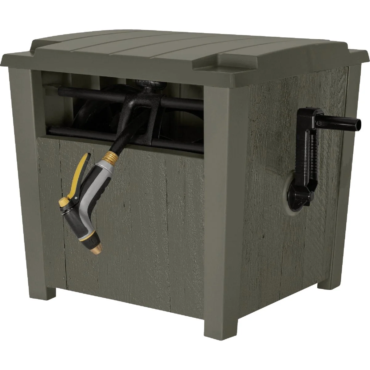 Consistent Suncast 175 Ft. Farmhouse Smart Tube Hose Hideaway Fine