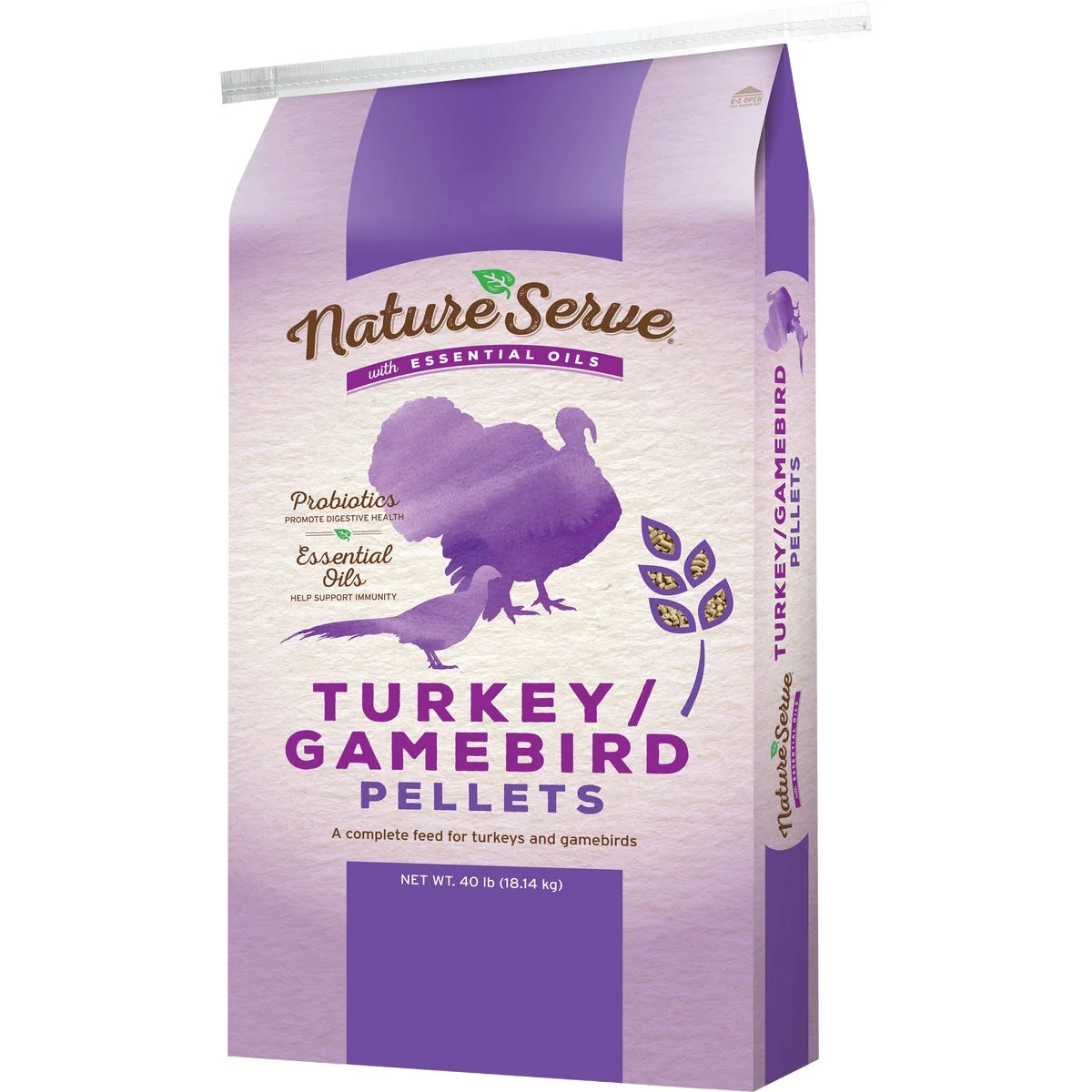 Versatile NatureServe 40 Lb. Turkey Gamebird Pellets Prestigious