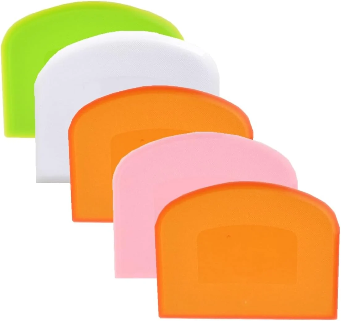 Functional Bench Scraper Dough Scraper Bowl Scraper Food Scraper Tool Cake Scraper and Pastry Scraper Baking Supplies Kitchen Gadgets Trusted