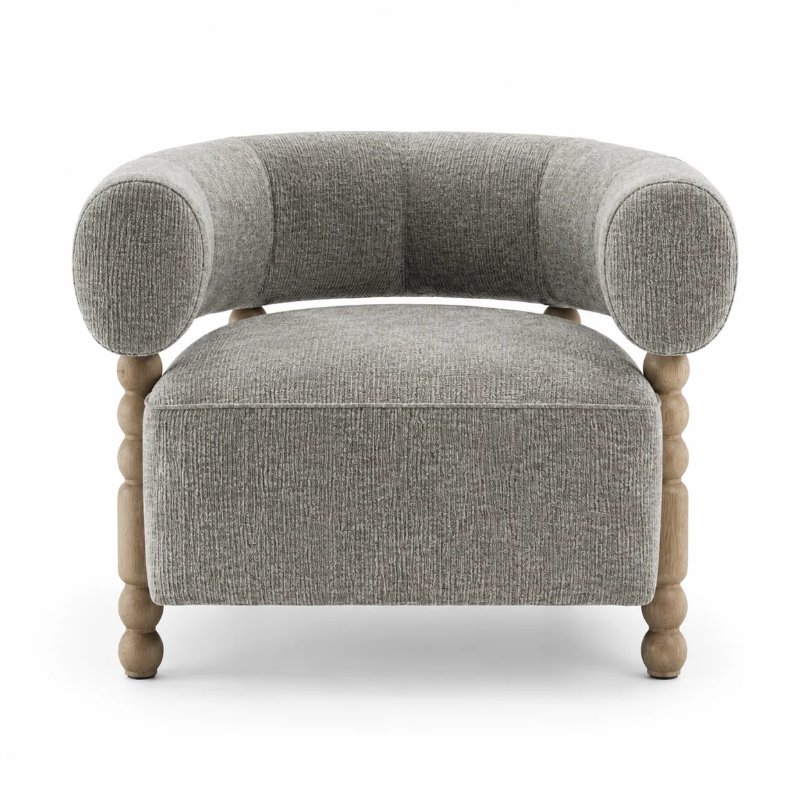 Relaxed Anis Accent Chair – Brown Minimalist