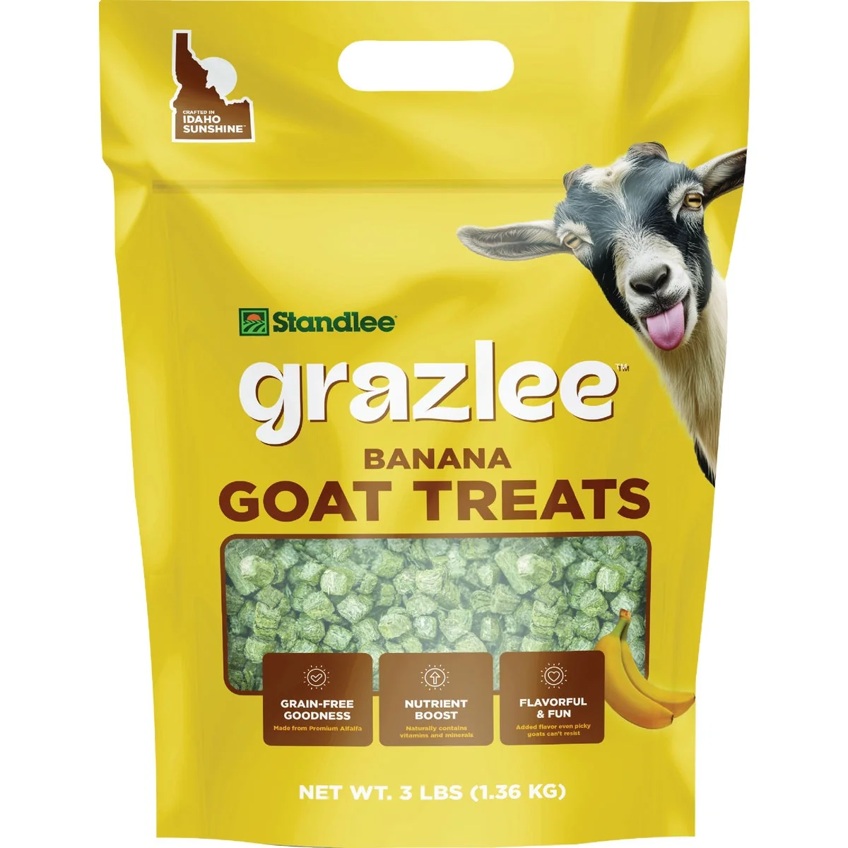 Flexible Standlee Grazlee 3 Lb. Banana Goat Treat Crafted
