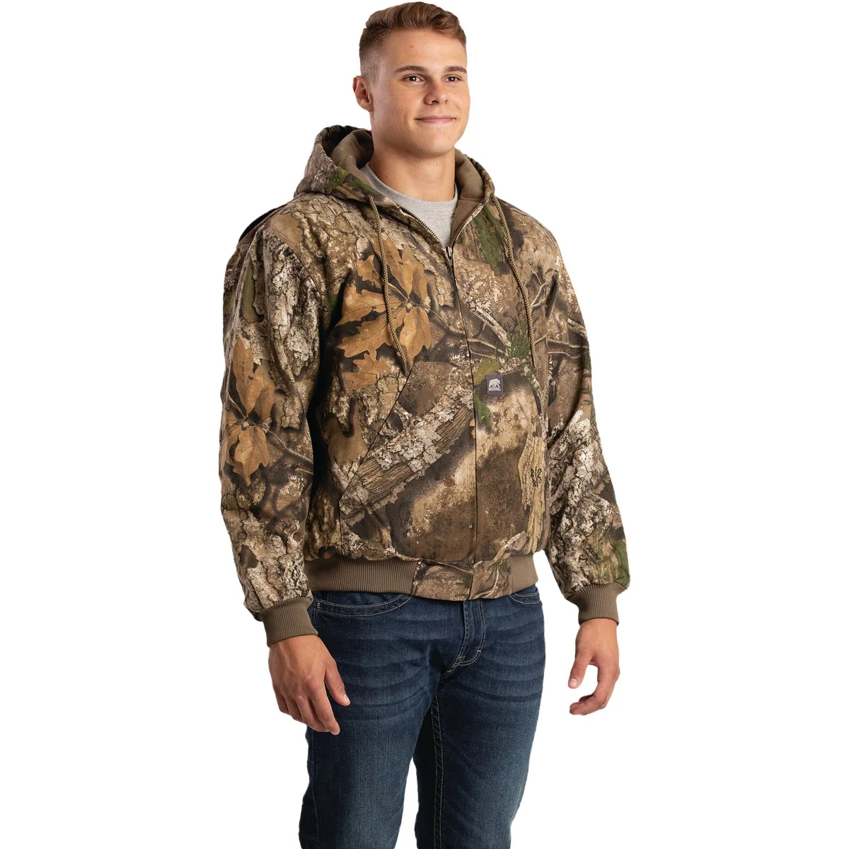Contemporary Berne Heritage Men's 2XL tree Duck Hooded Active Work Jacket Comfortable