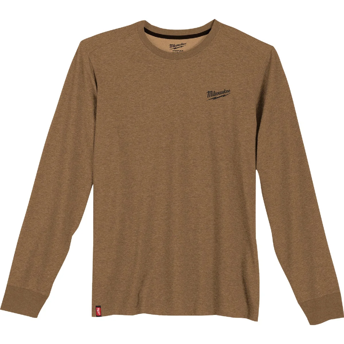 Sophisticated Milwaukee FLEX Men's XL Brown Long Sleeve Hybrid Work T-Shirt Exclusive