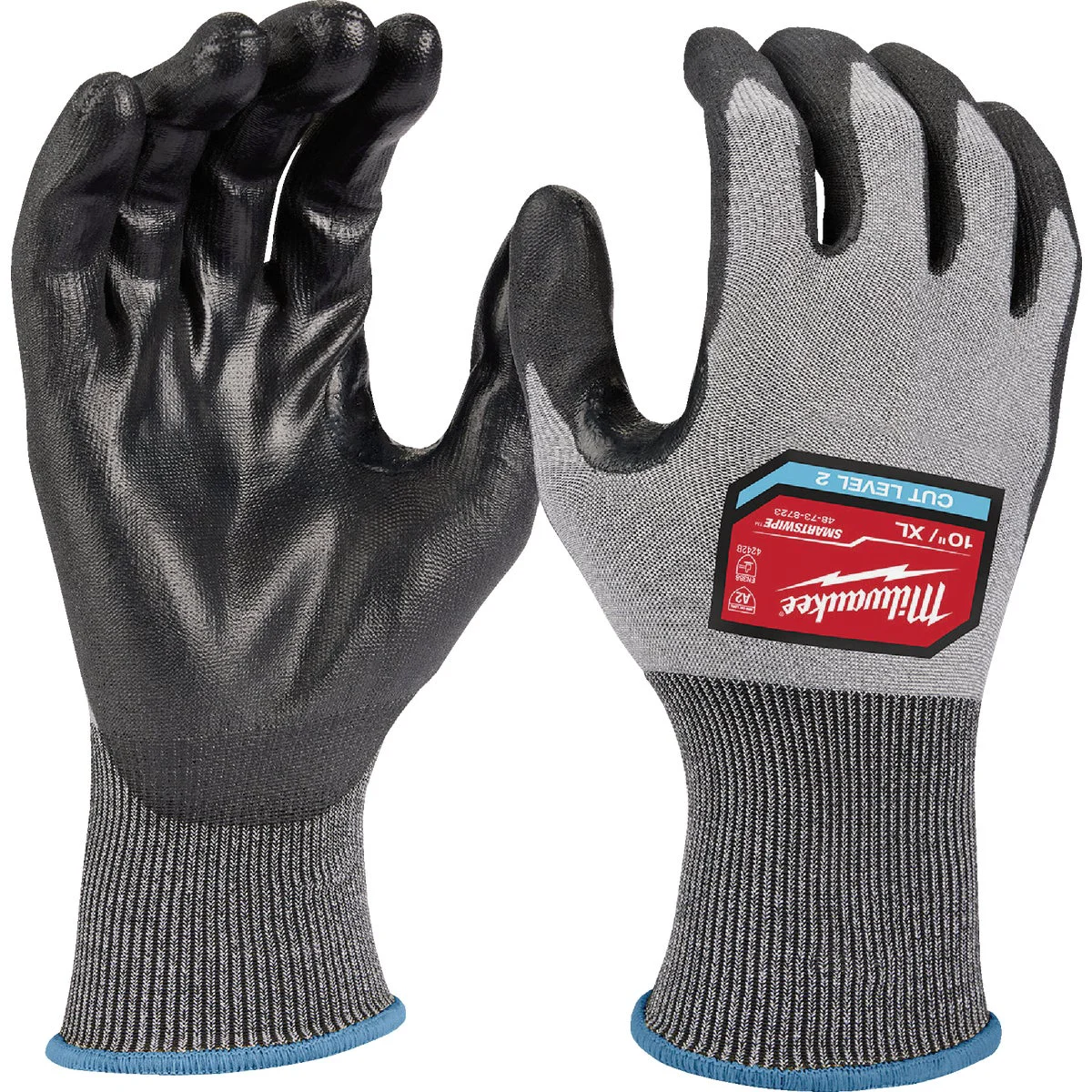 Innovative Milwaukee XL Cut Level 2 High Dexterity Polyurethane Dipped Gloves Advanced