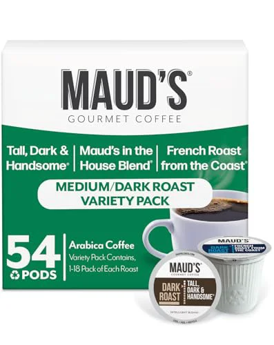 Next-Generation Dark Roast Medium Roast French Roast Coffee Pods Bundle 54 Count Recyclable