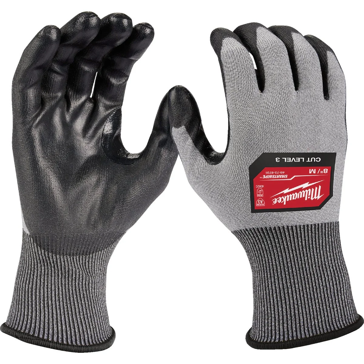 Trendy Milwaukee Medium Cut Level 3 High Dexterity Polyurethane Dipped Gloves Outstanding