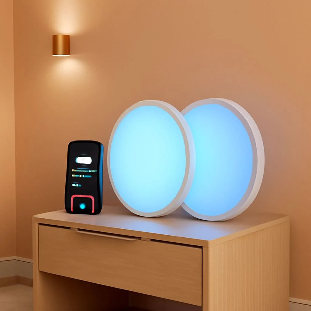 Consistent RGBIC Smart Ceiling Light 12 Inch Alexa Compatible Convenient