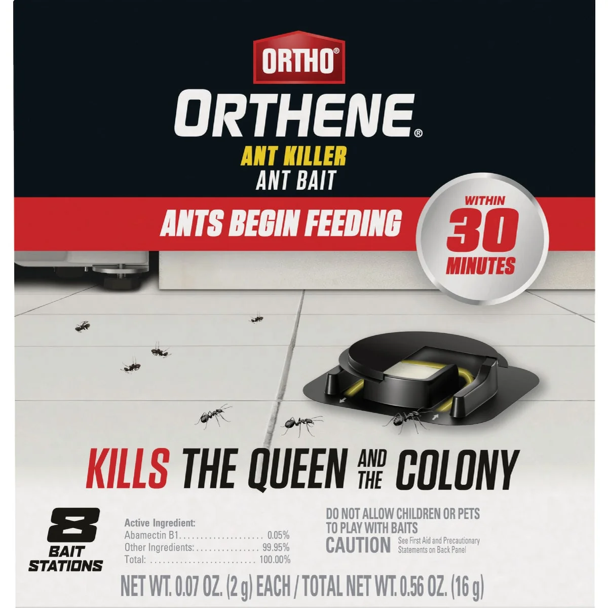 Durable Ortho Orthene Ant Killer Ant Bait 8-Pack Efficient
