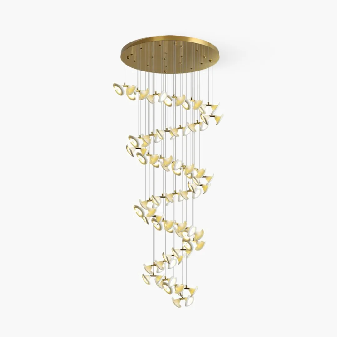 Exclusive Blossom Double Horn Chandelier High-Grade