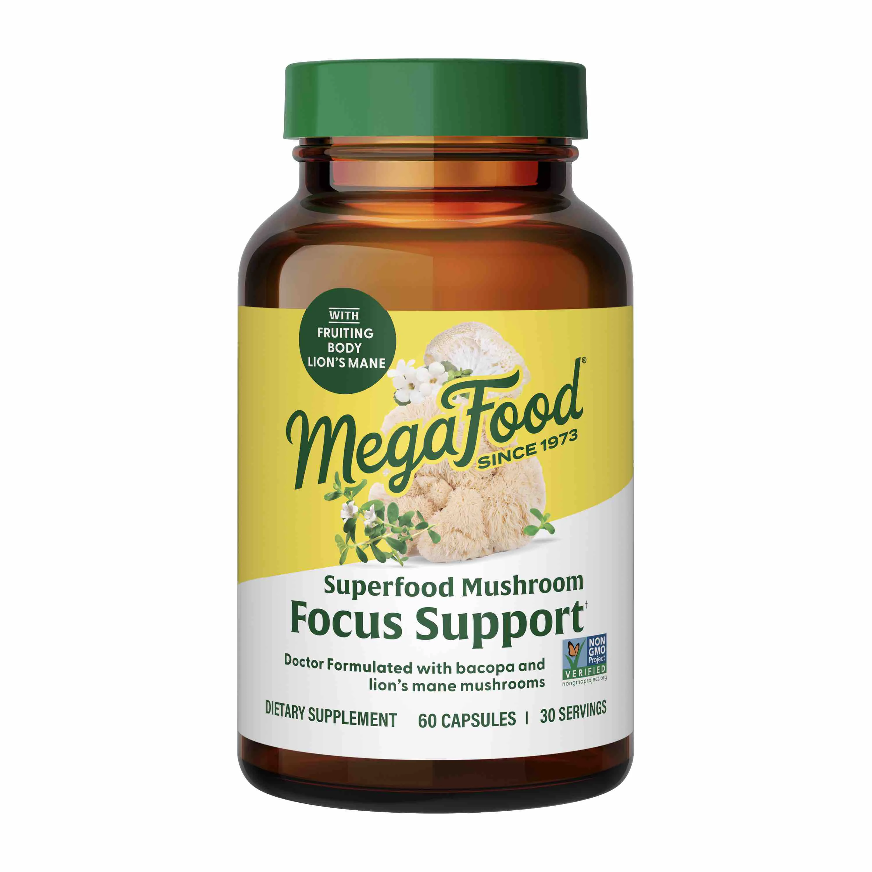 Detailed MegaFood Superfood Mushroom - Focus Support High-Grade
