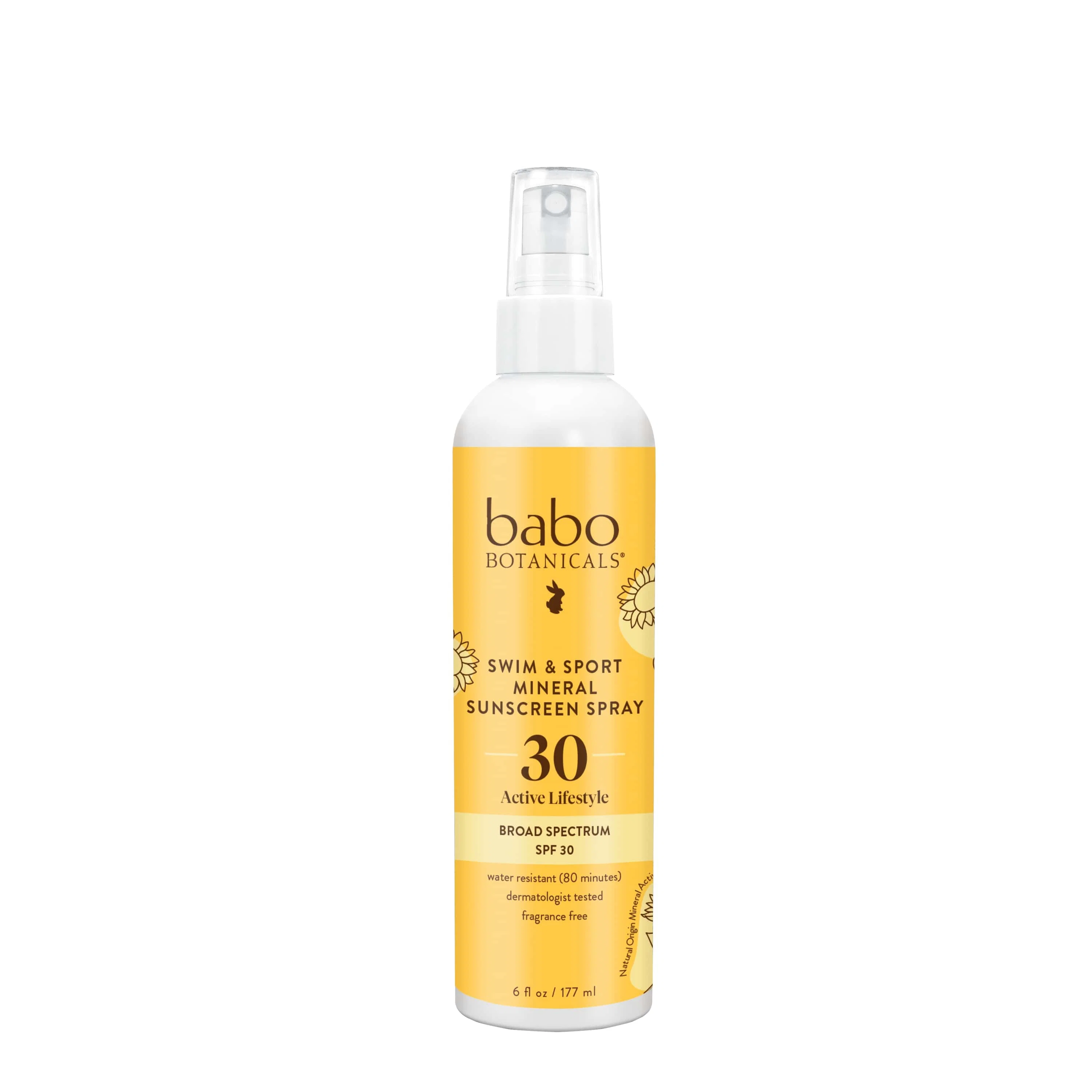 Modern Babo Botanicals Swim Sport Mineral Spray - SPF 30 Excellent