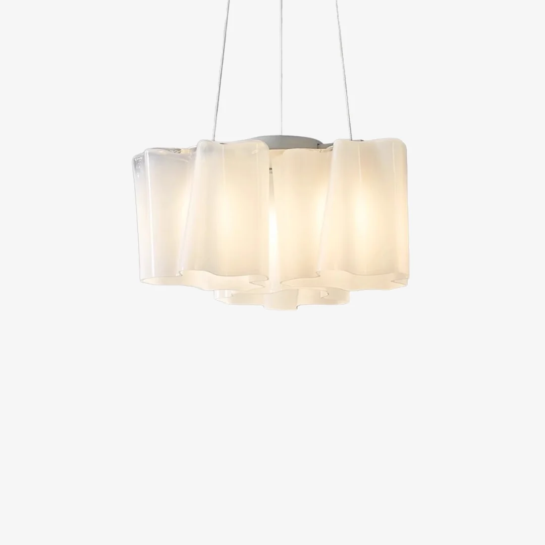 Solid French Cloud Glass Chandelier Official
