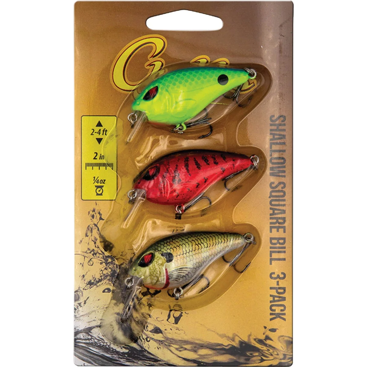 First-Class Chubbs Shallow Square Bill Pro Pack 3-Pack Enhanced