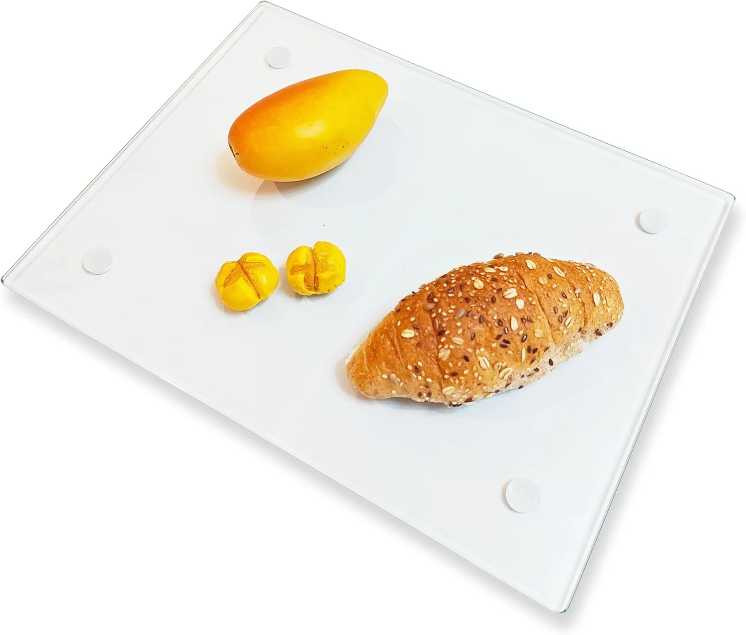 Durable Tempered Glass Cutting Board – Long Lasting Clear Glass – Scratch Resistant Heat Resistant Shatter Resistant Dishwasher Safe. Dependable