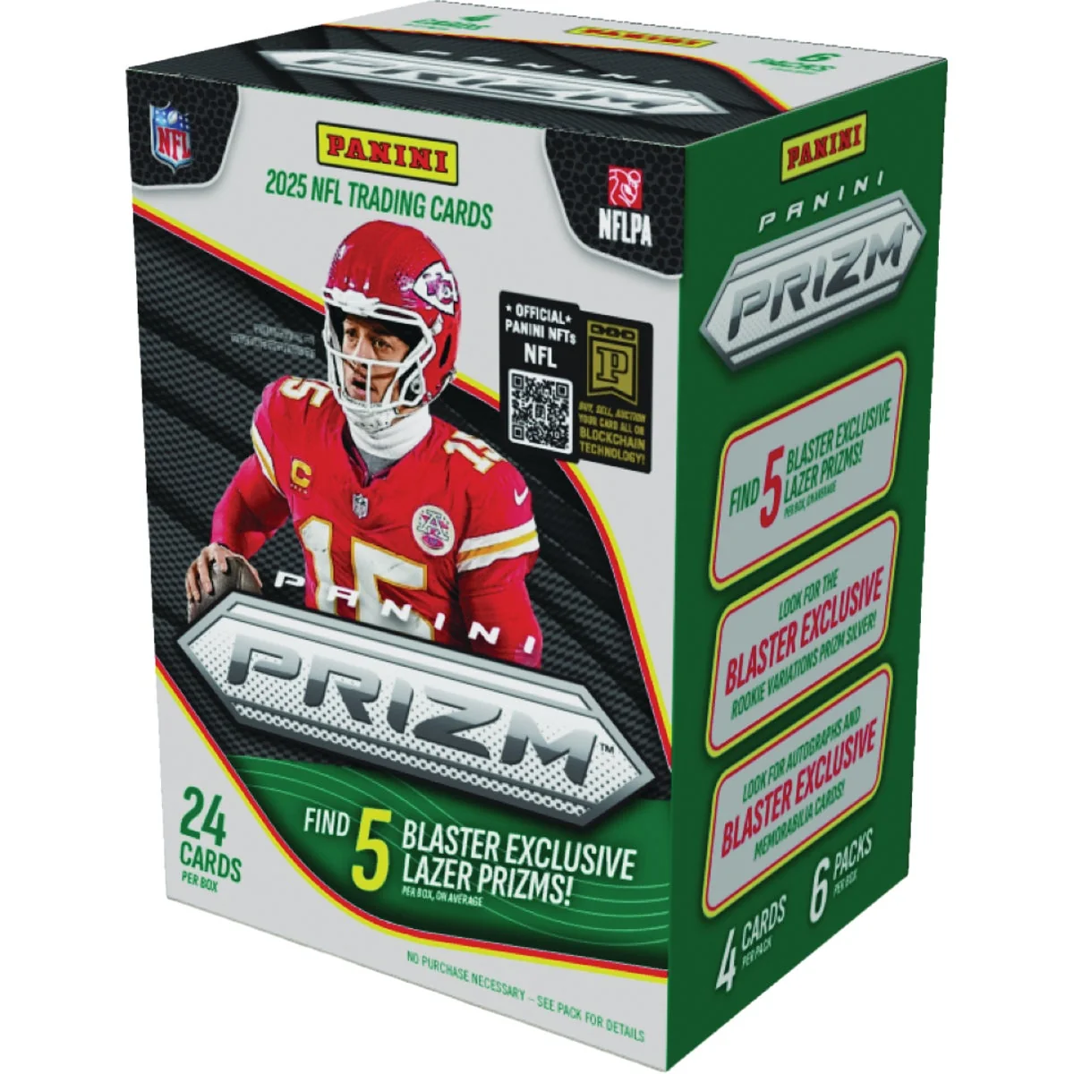 Crafted Panini 2025 Prizm Football Blaster Box Modern