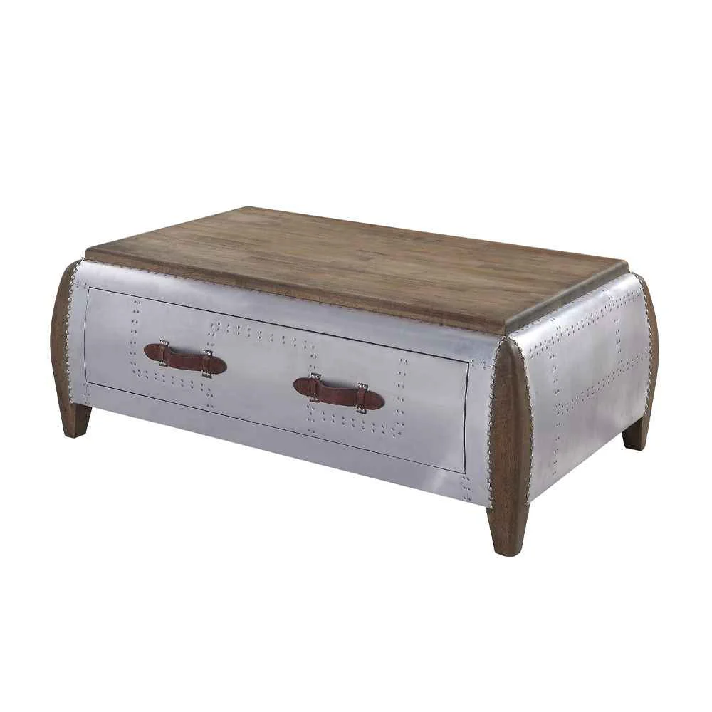 Durable Brancaster - Coffee Table - Antique Oak Aluminum Authentic