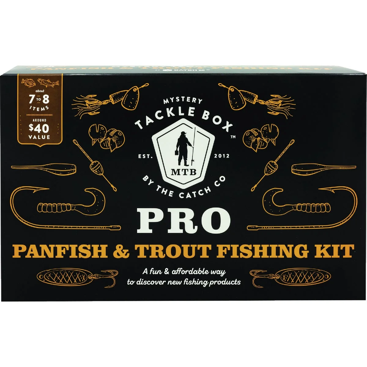Easy-to-Use Mystery Tackle Box Panfish Trout Pro Fishing Kit Premium Material