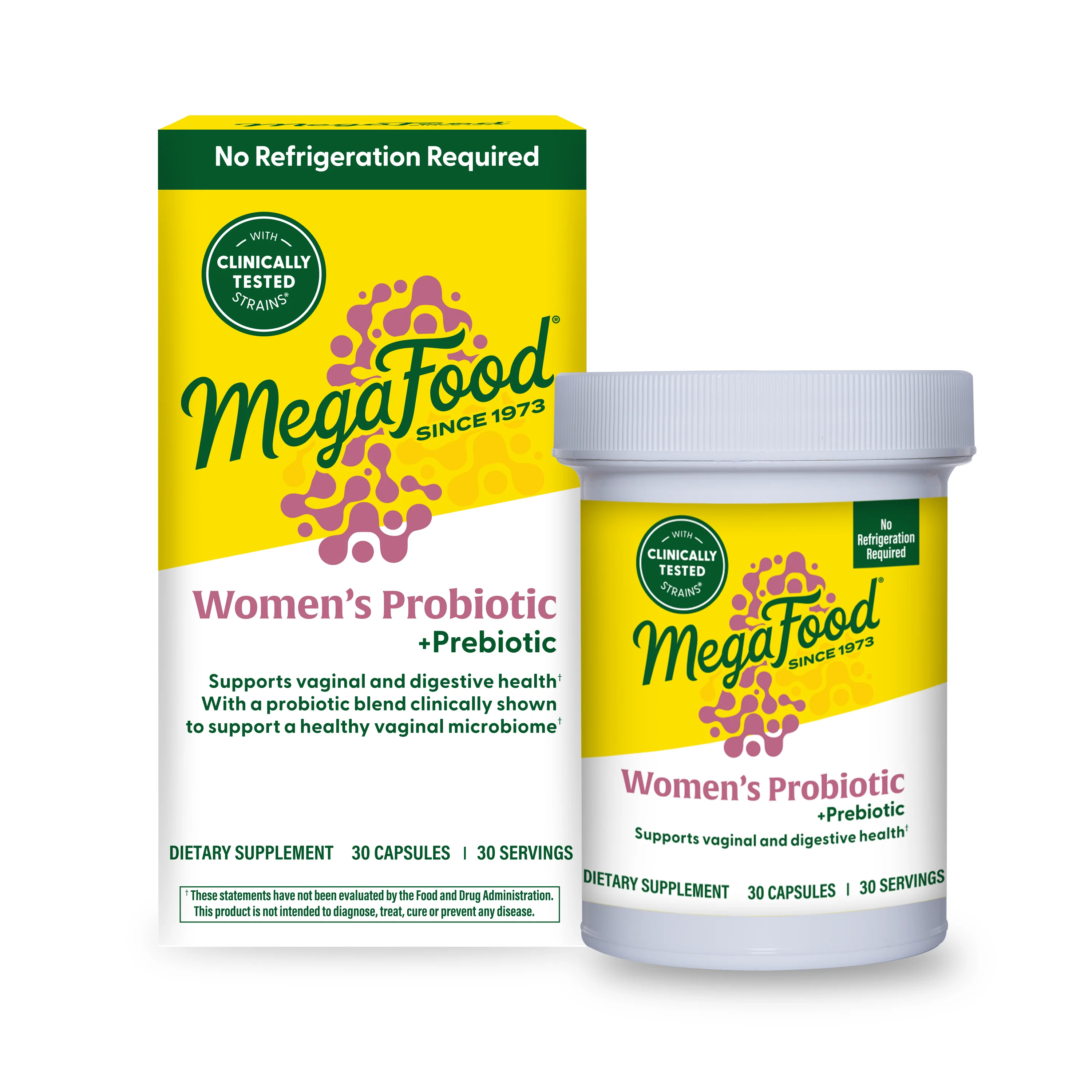 Trusted MegaFood Women's Probiotic Plus Prebiotic - Shelf Stable Quality