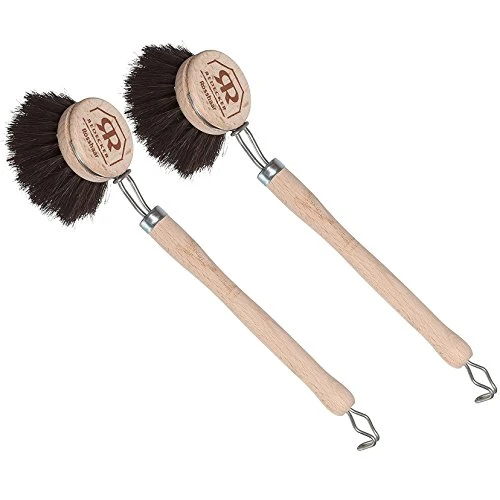 Solid Dish Brush Set 2 Count Fine Crafted