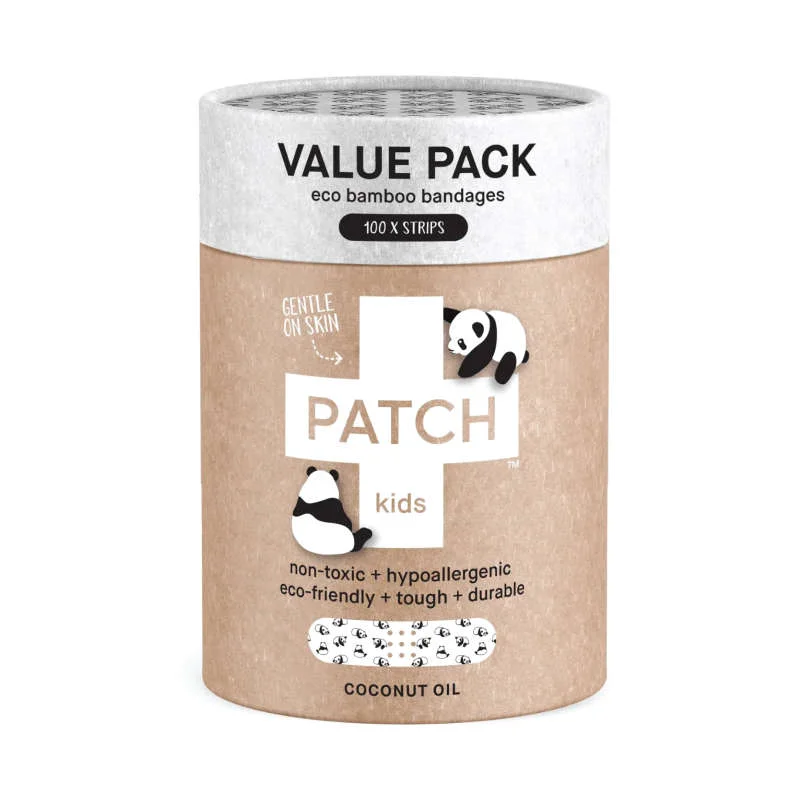 Stylish PATCH Panda Bandages - Value Pack Convenient