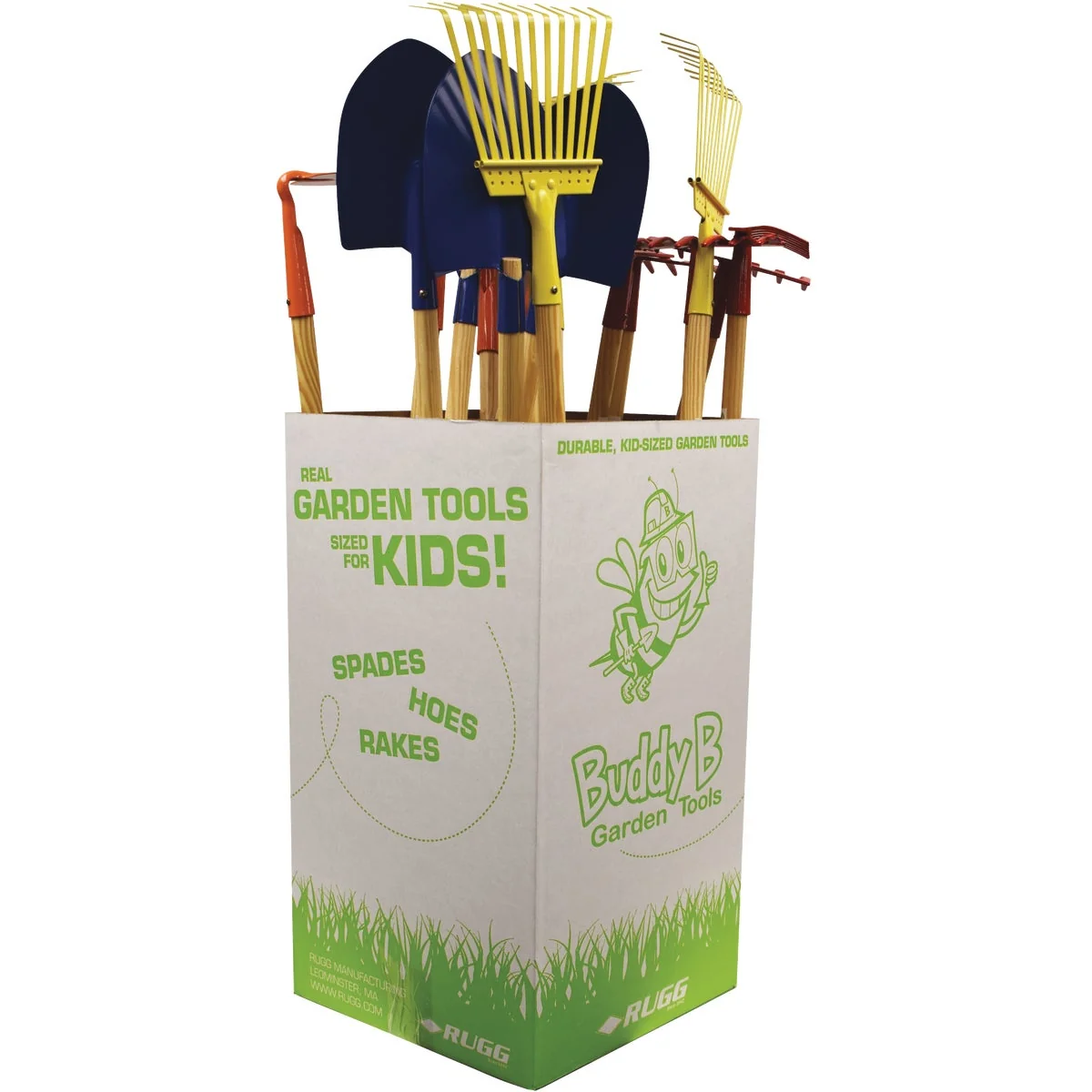 Quality Buddy B 24 Piece Kids Garden Tool Display Effective