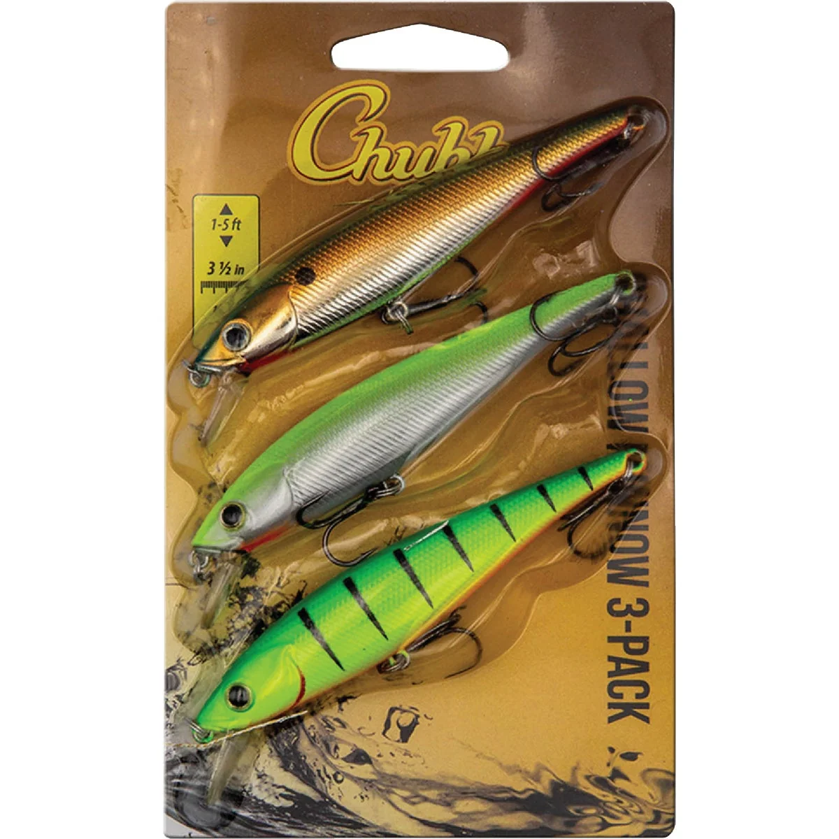 Casual Chubbs Shallow Minnow Pro Pack 3-Pack Next-Generation