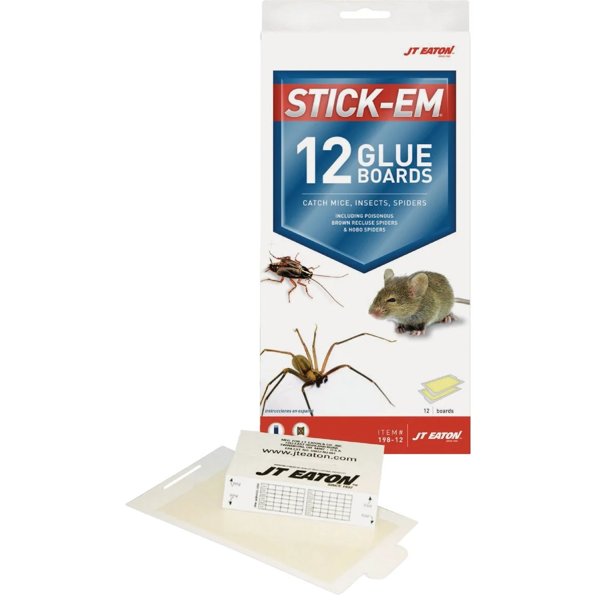 Specialty JT Eaton Stick-Em Glue Board 12-Pack Exclusive