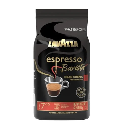 Detailed Espresso Barista Gran Crema Whole Bean Coffee Blend 35.2 Ounce Natural