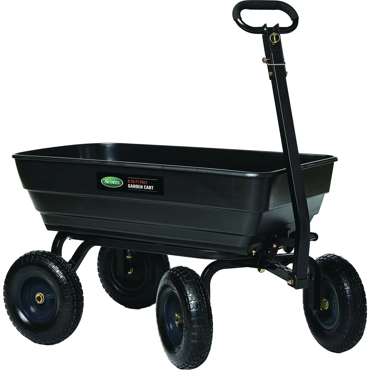 Top-Quality Scotts 6 Cu. Ft. 600 Lb. Poly Garden Cart Sophisticated