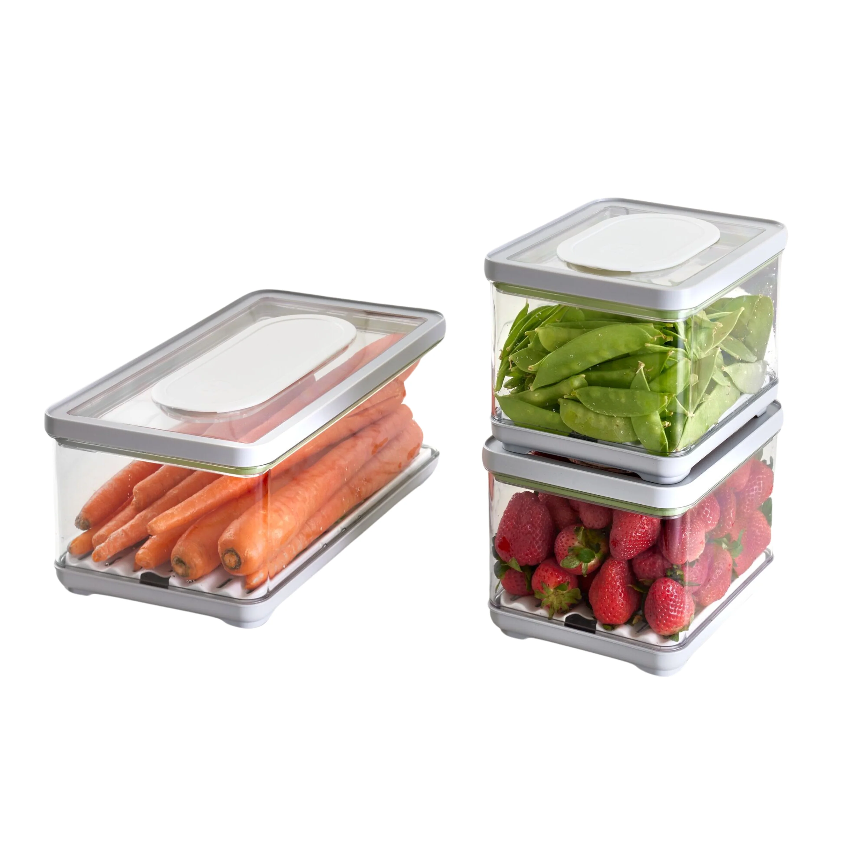 Comfortable iDesign Fresh Produce Bin Set made with Recycled Plastic Superior