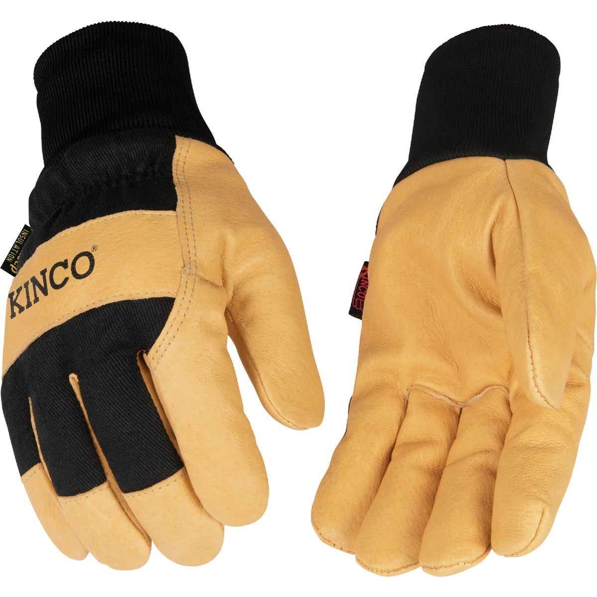 Professional Kinco Men's Medium Pigskin Leather Palm Thermal Insulated Glove Functional