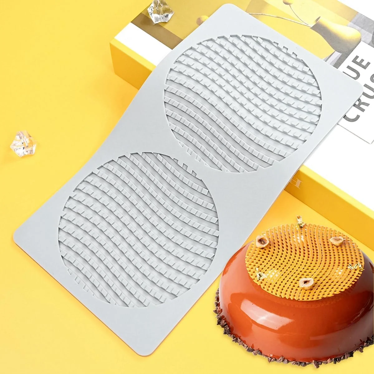 Contemporary Tuke Fondant Lace Silicone Mold Beehive Dessert Cake Pastry Chocolate Honeycomb Decorating DIY Molecular Cuisine Kitchen Bakeware C_ Honeycomb Original