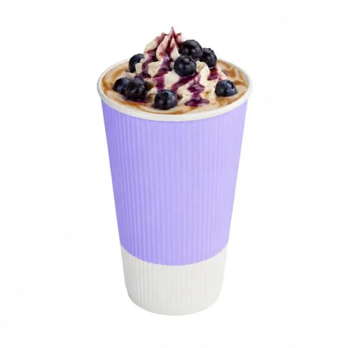 Classic 16 oz Purple Paper Light Coffee Cup 25 Count Easy-to-Use