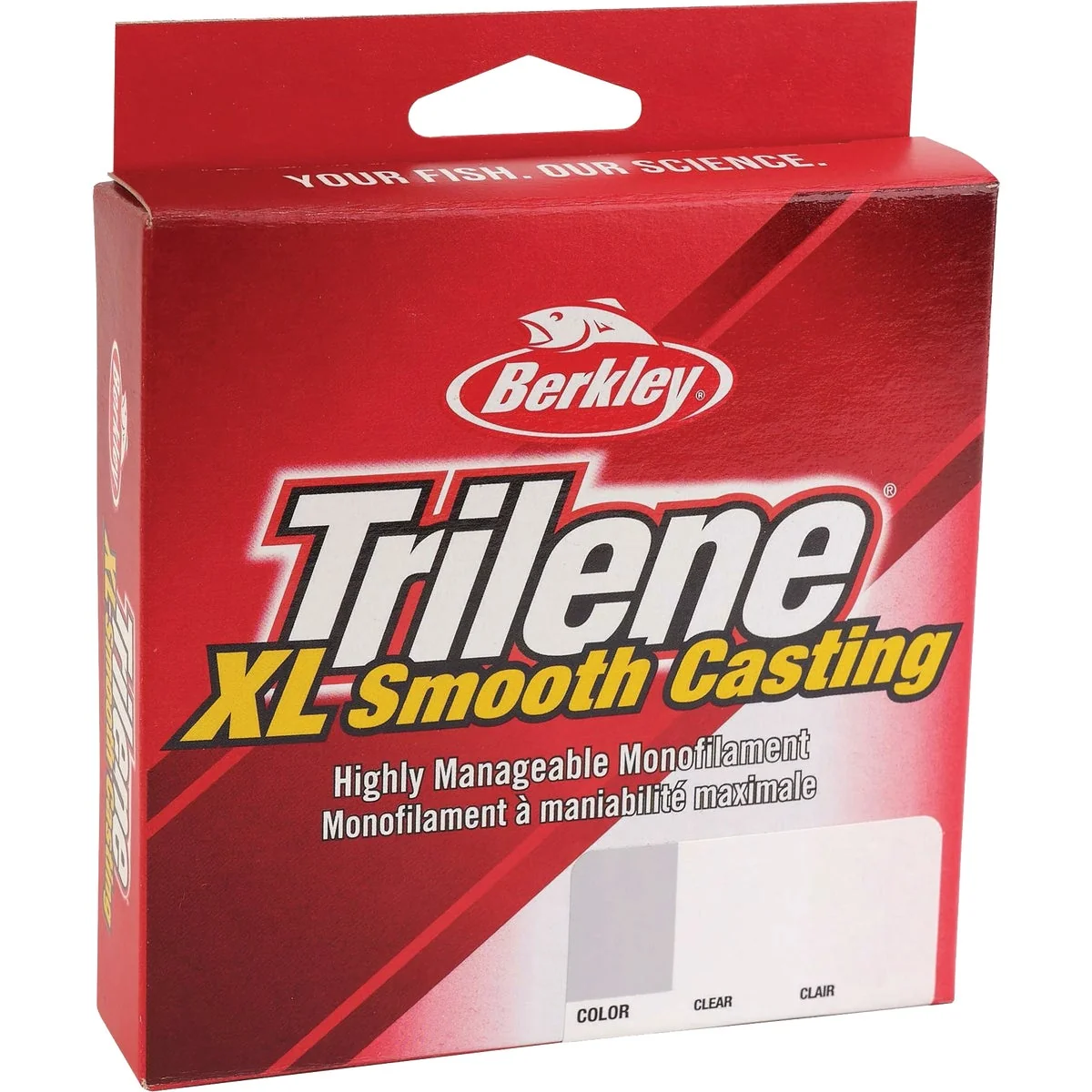 Unique Berkley Trilene XL 10 Lb. 110 Yd. Clear Monofilament Fishing Line Green