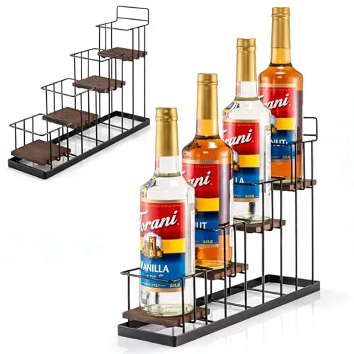 Luxury Coffee Syrup Rack Organizer High-Quality