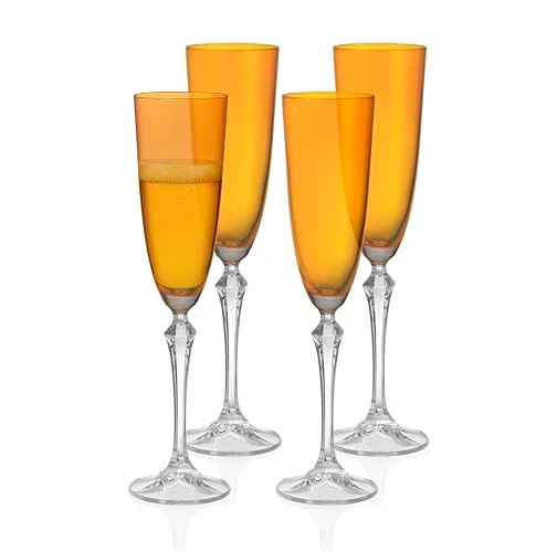 Premium Champagne Flute Glasses Casual