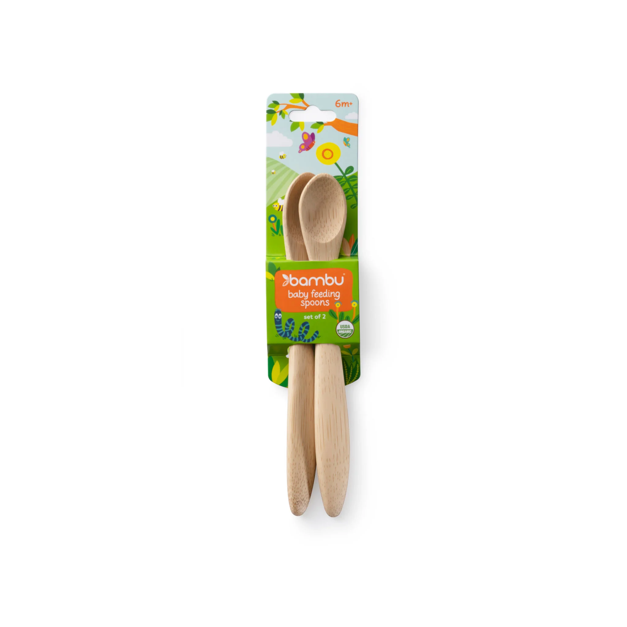 Pure Bambu Baby's Feeding Spoons 6M Modern