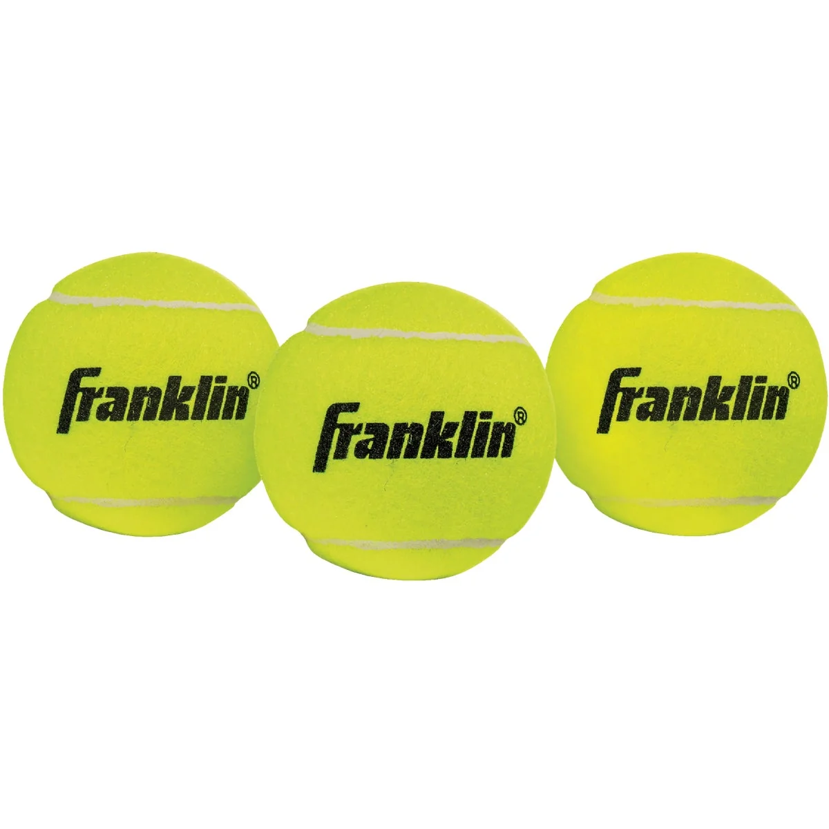Flexible Franklin Yellow Practice Tennis Balls 3-Pack Elite