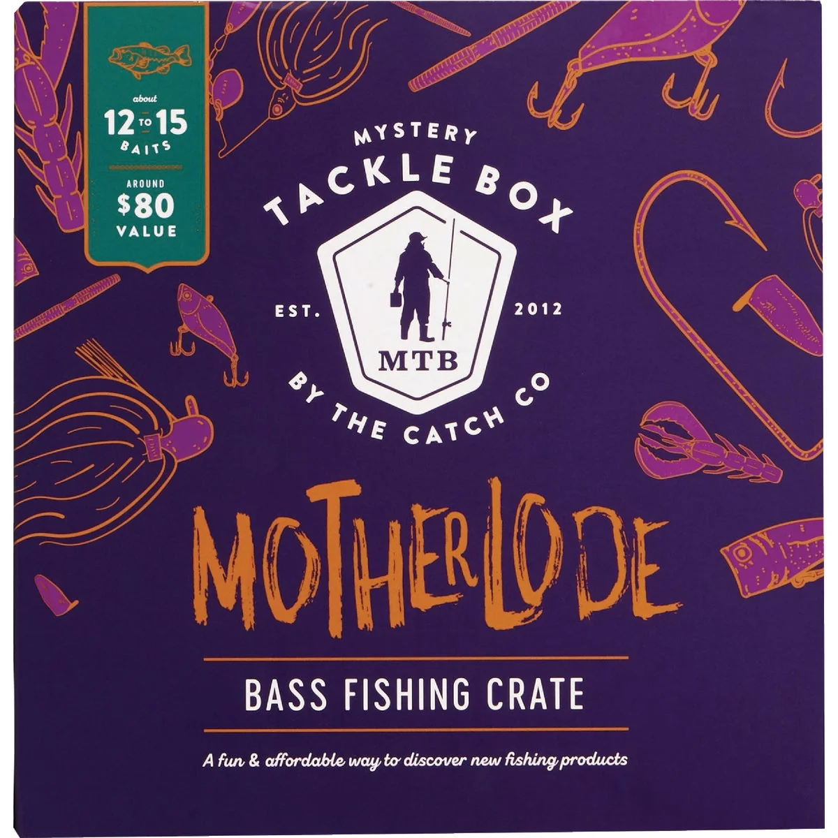 Natural Mystery Tackle Box Bass Motherlode Fishing Kit Refined