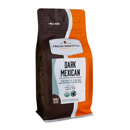 Clean Organic Dark Mexican Whole Bean Coffee 12 Ounce Smart