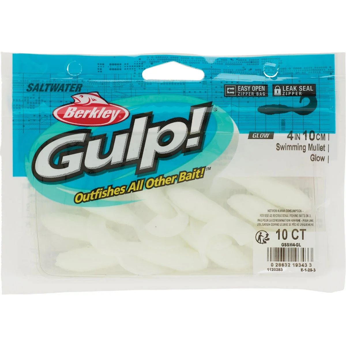 High-Performance Berkley Gulp Glow Saltwater Swimming Mullet Fishing Lure Professional