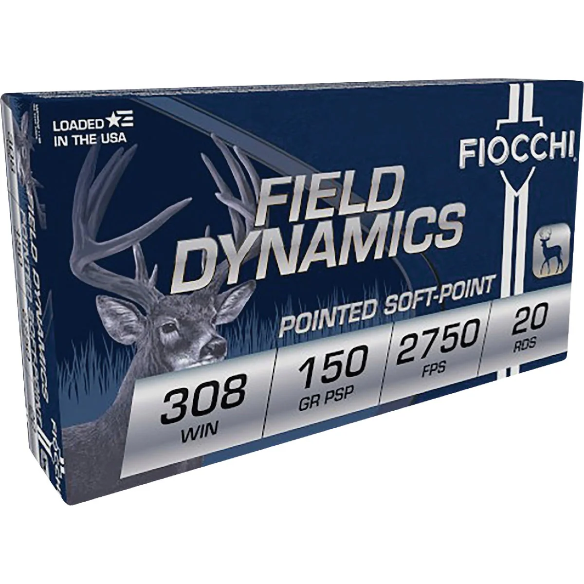 Carefully Designed Fiocchi .308 Win 150 Grain PSP Centerfire Ammunition Cartridges Solid