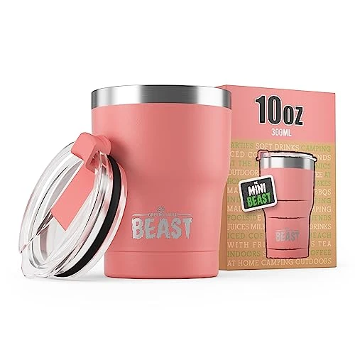 Versatile Beast 10 oz Tumbler Stainless Steel Vacuum Insulated Coffee Ice Cup Double Wall Travel Flask Luxury