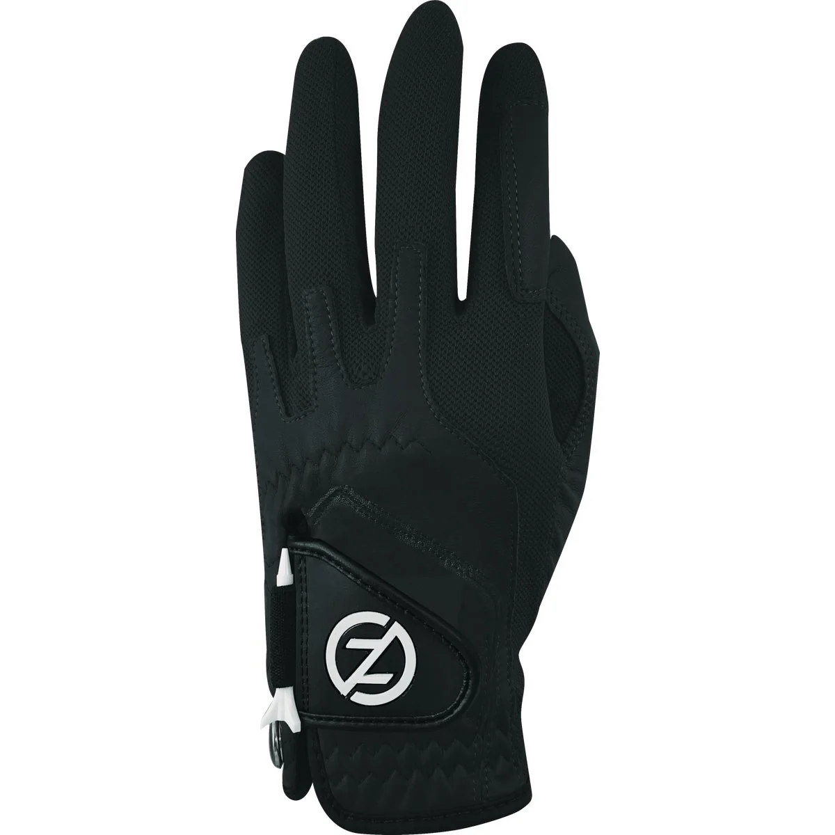 Enhanced Zero Friction Cabretta Elite Black Universal Fit Left Hand Golf Glove Pure