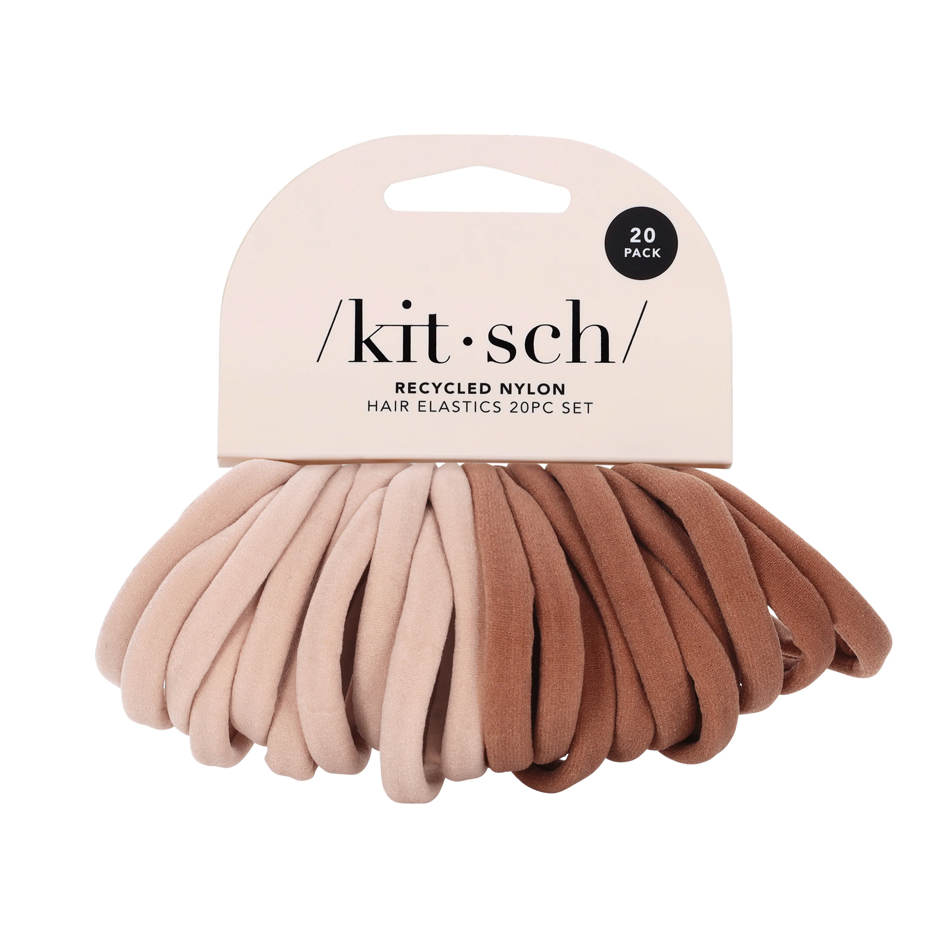 First-Class Kitsch Recycled Nylon Hair Elastics Smooth