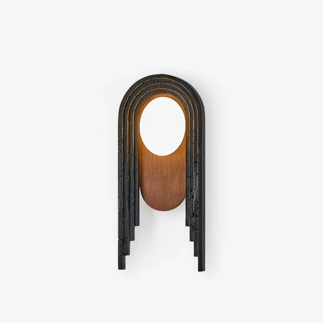 Classic Maidi Cave Stone Wall Lamp Casual